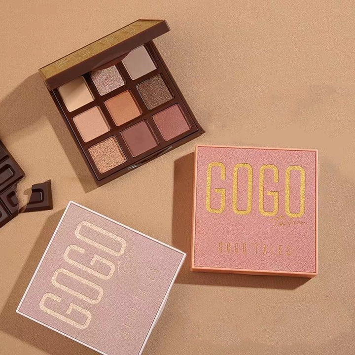 ✨ Christmas Chocolate 3-Color Eyeshadow Palette – Waterproof Matte & Natural Contour Set ✨