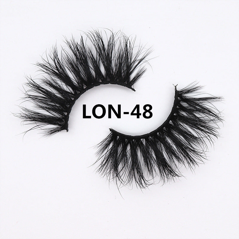 👁️✨ 25MM 3D Mink Eyelashes – Long Dramatic Handmade False Lash Set