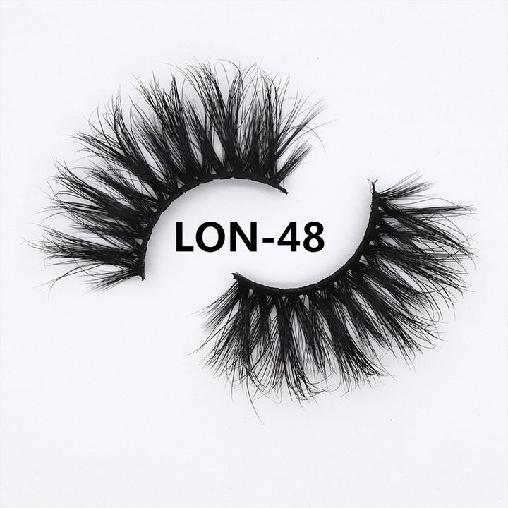 👁️✨ 25MM 3D Mink Eyelashes – Long Dramatic Handmade False Lash Set