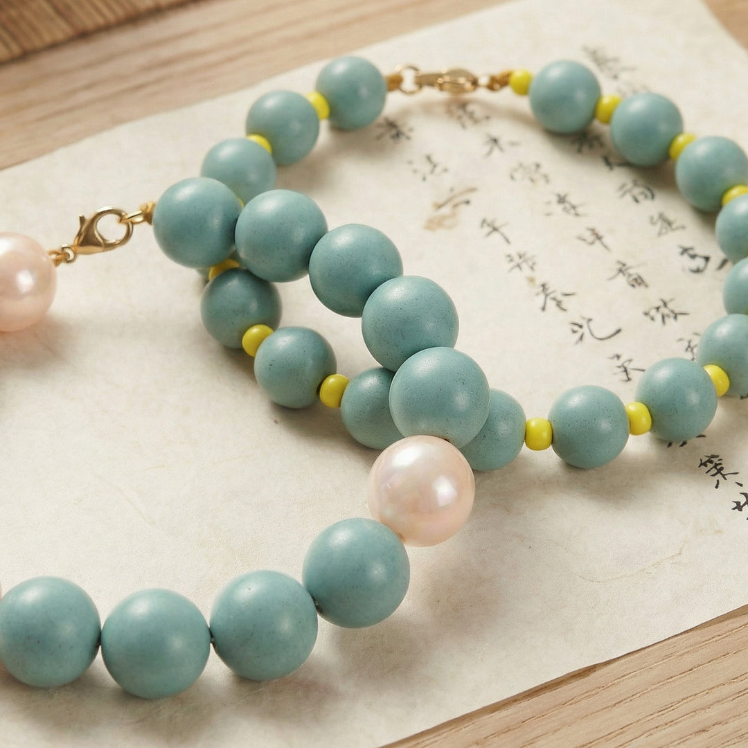 Chinese Herbal Bead Bracelet – Lightweight Traditional Wellness Jewelry