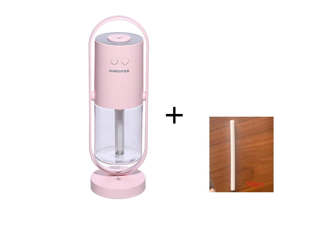🌌💧 Mini USB Desktop Humidifier | Starry Projection Air Mist 🌿✨