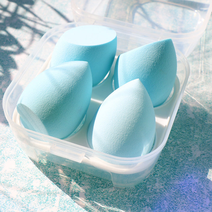 💄✨ Wet & Dry Face Wash Makeup Powder Puff | Super Soft Beauty Egg Set