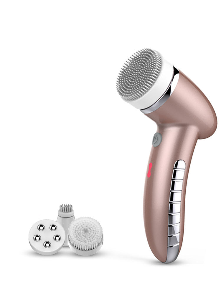 💖🧼 Four-in-One Electric Cleansing Instrument | Ultrasonic Facial Cleanser