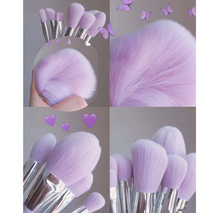 ✨ Zonia Fragrant Taro Color 12-Piece Makeup Brush Set 💄