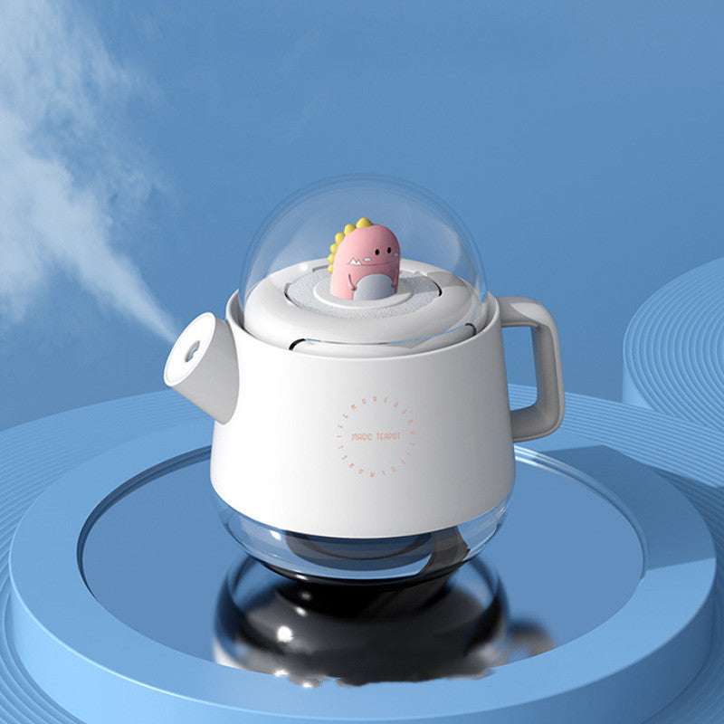 🌿💧 Small Home Creative USB Mini Humidifier | Kettle Design Air Mist 🌙✨