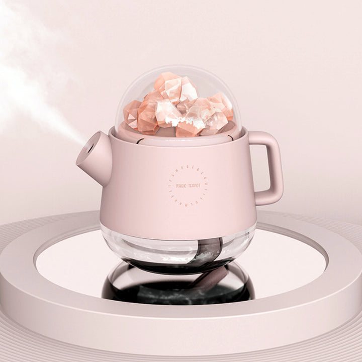 🌿💧 Small Home Creative USB Mini Humidifier | Kettle Design Air Mist 🌙✨