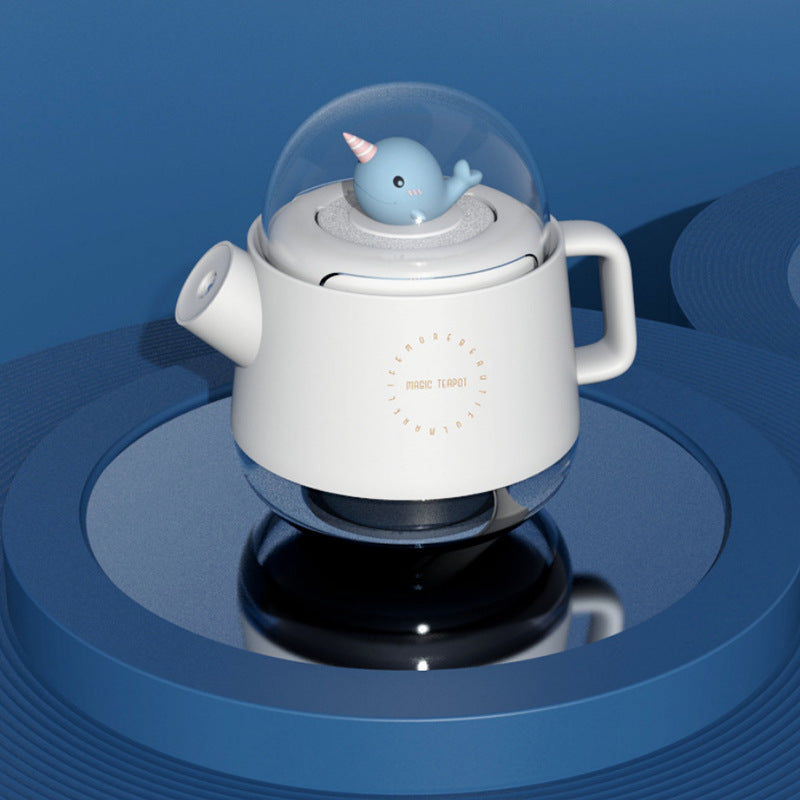 🌿💧 Small Home Creative USB Mini Humidifier | Kettle Design Air Mist 🌙✨