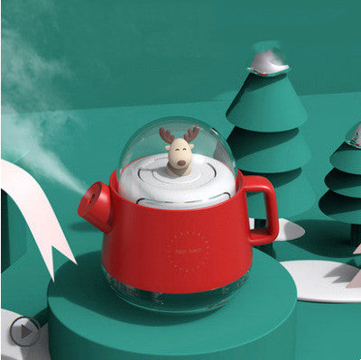 🌿💧 Small Home Creative USB Mini Humidifier | Kettle Design Air Mist 🌙✨