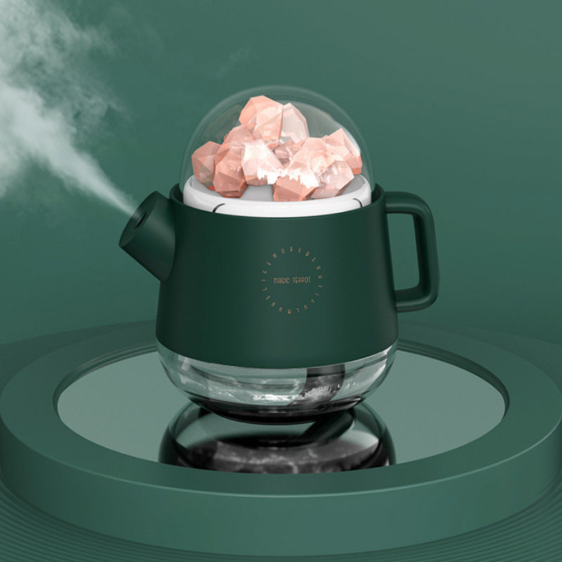 🌿💧 Small Home Creative USB Mini Humidifier | Kettle Design Air Mist 🌙✨