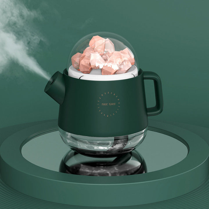 🌿💧 Small Home Creative USB Mini Humidifier | Kettle Design Air Mist 🌙✨