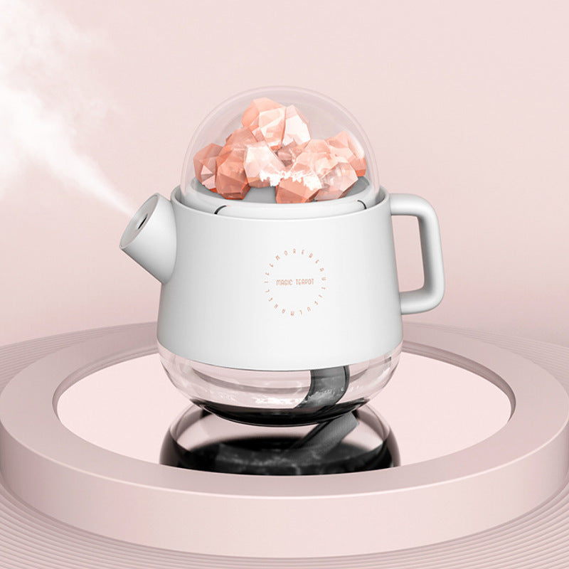 🌿💧 Small Home Creative USB Mini Humidifier | Kettle Design Air Mist 🌙✨
