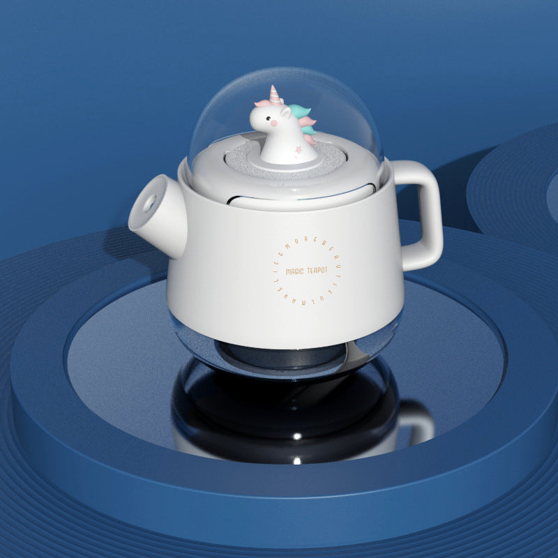 🌿💧 Small Home Creative USB Mini Humidifier | Kettle Design Air Mist 🌙✨