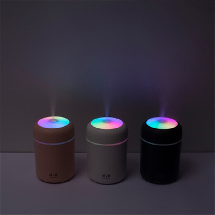🚗💧 Car Air Purifying Humidifier | USB Mist Aroma Diffuser with Colorful Lights 🌈✨