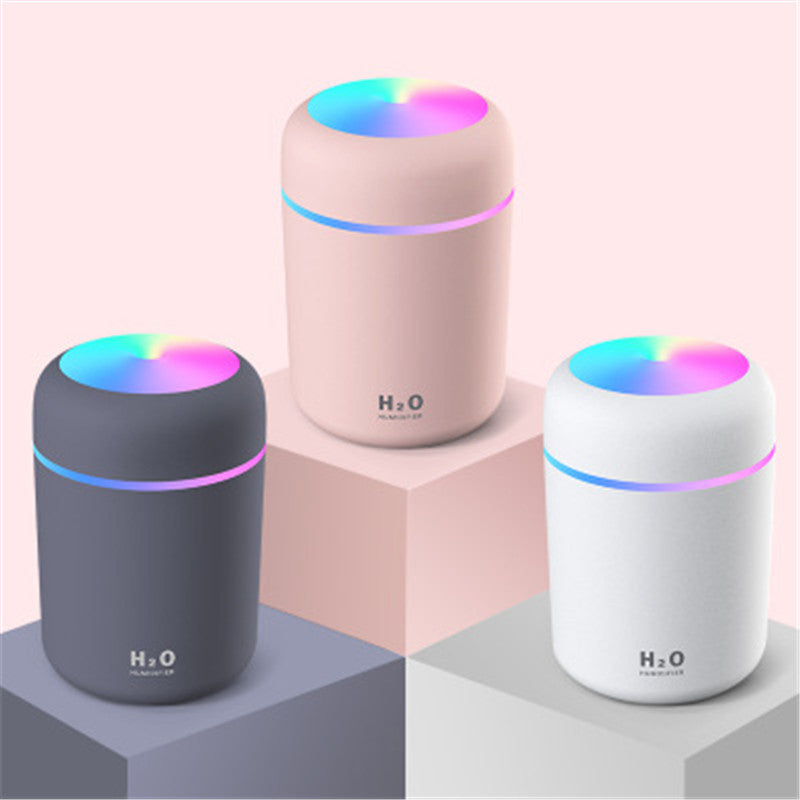 🚗💧 Car Air Purifying Humidifier | USB Mist Aroma Diffuser with Colorful Lights 🌈✨