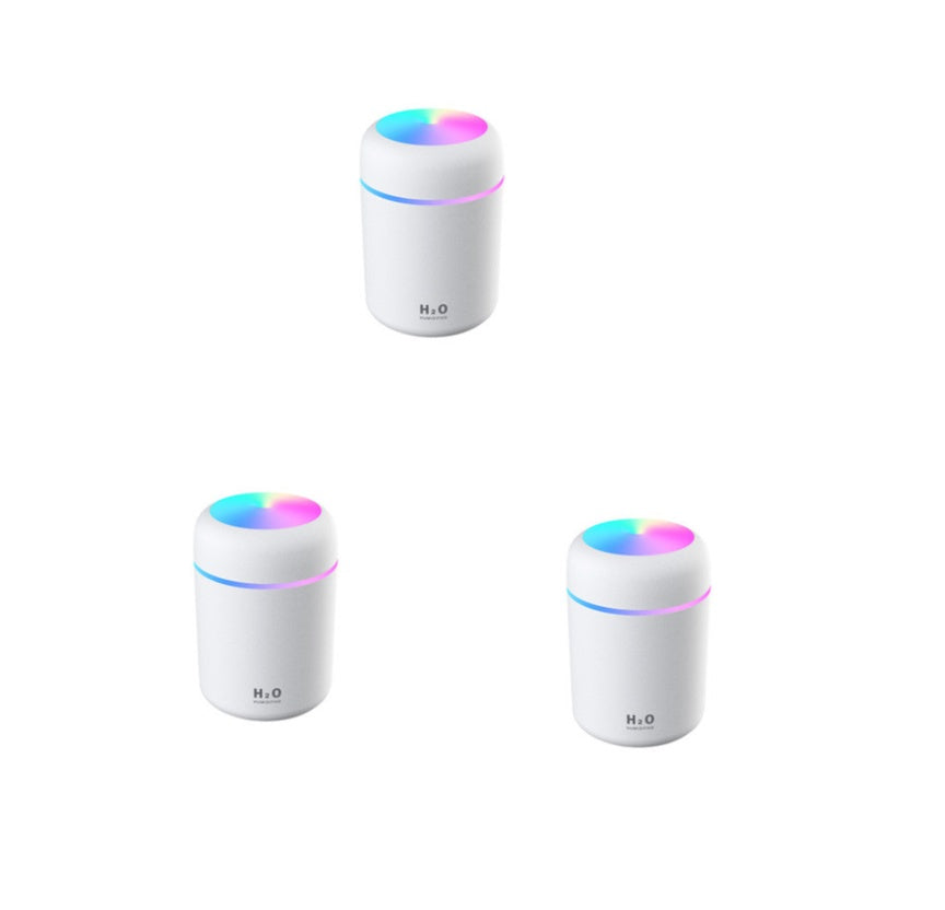 🚗💧 Car Air Purifying Humidifier | USB Mist Aroma Diffuser with Colorful Lights 🌈✨