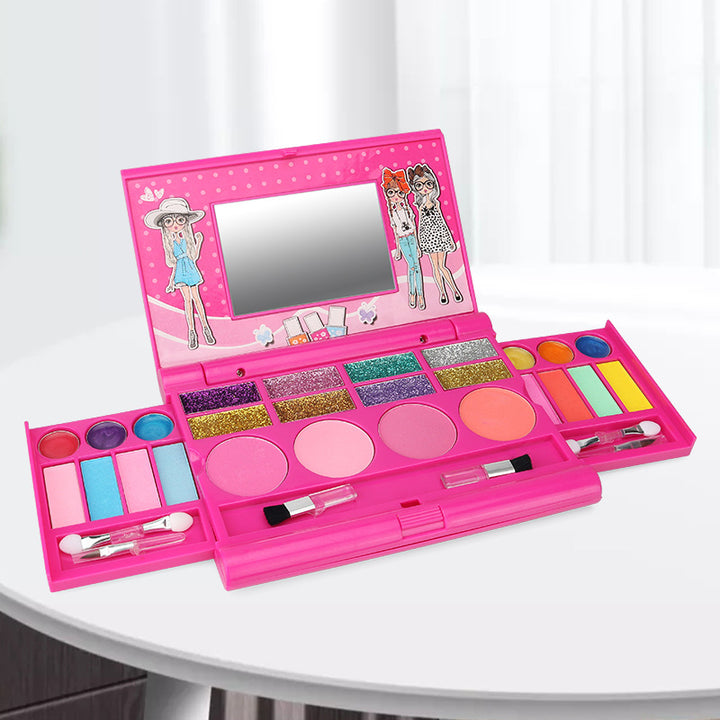 ✨ Kids Princess Makeup Toy Set – Simulation Dressing Table Cosmetic Play Kit ✨