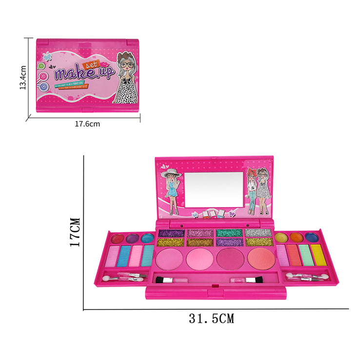 ✨ Kids Princess Makeup Toy Set – Simulation Dressing Table Cosmetic Play Kit ✨