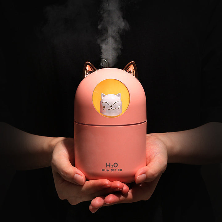 🐻💧 Mini Bear Humidifier | Silent USB Air Mist Rehydrating Spray 🌿✨