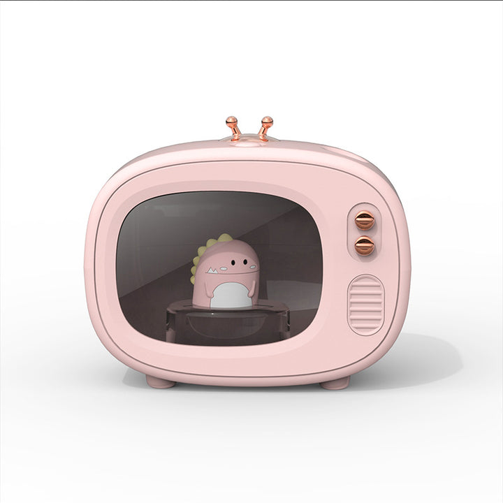 📺💧 Creative Mini Pet TV Humidifier | Cute Night Light Aromatherapy Desktop Diffuser ✨