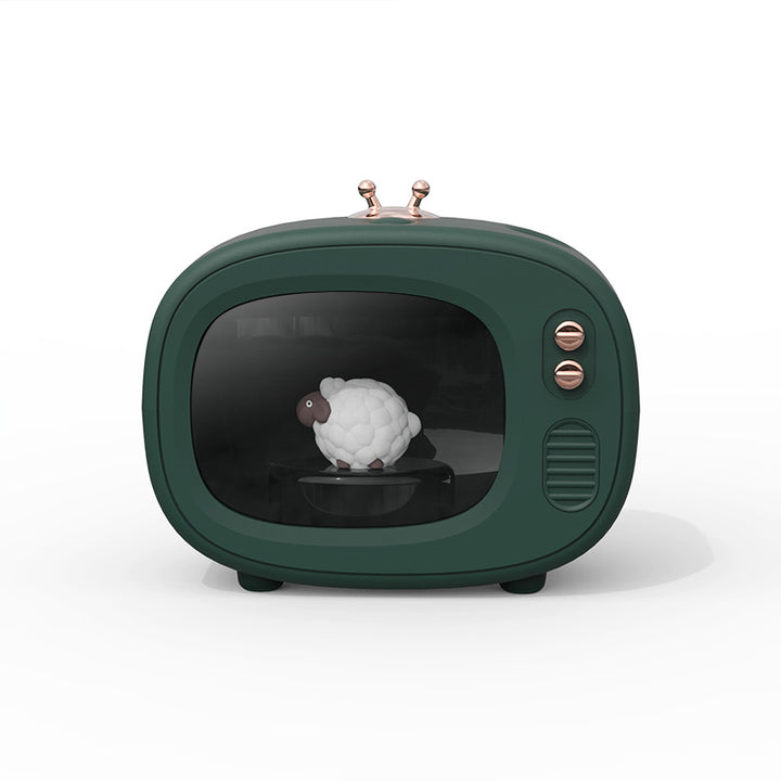 📺💧 Creative Mini Pet TV Humidifier | Cute Night Light Aromatherapy Desktop Diffuser ✨