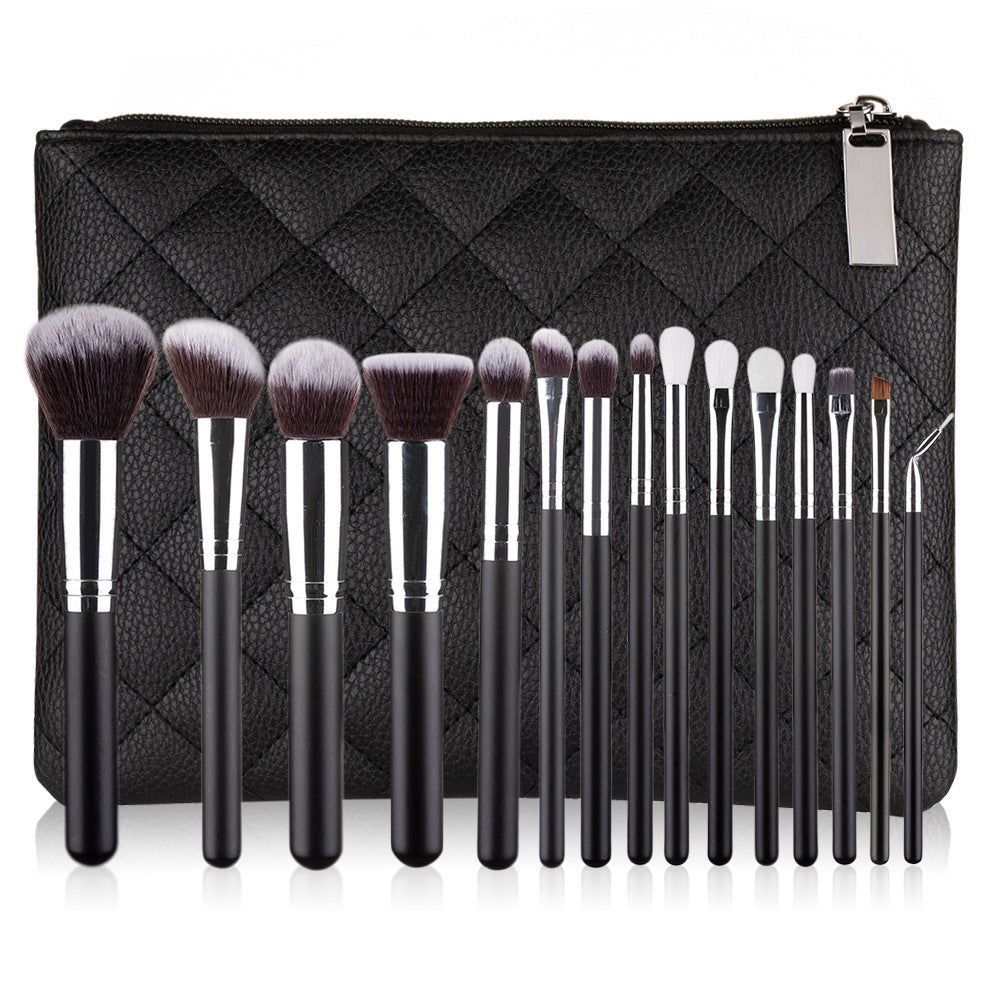 ✨ 15-Piece Makeup Brush Set — Full Beauty Tools Kit (Rose Gold Style) 💄✨