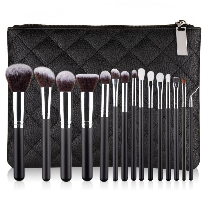 ✨ 15-Piece Makeup Brush Set — Full Beauty Tools Kit (Rose Gold Style) 💄✨