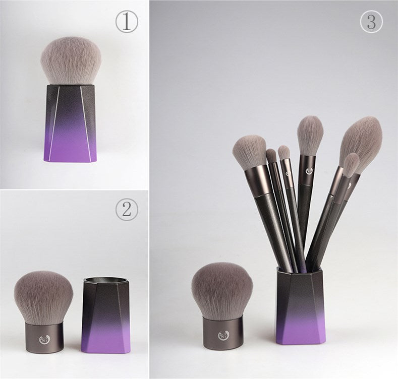 ✨ Eye & Face Makeup Brush Set (6-Piece) — blend, glow, and perfect your look 💄