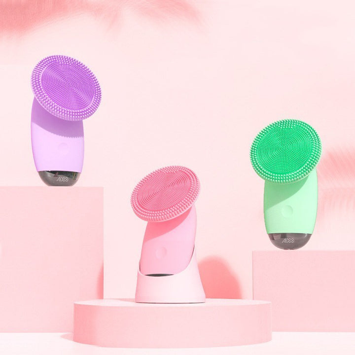 💖🧼 Mini Facial Ultrasonic Wave Cleansing Device | Vibration Beauty Instrument with Magnetic Charging