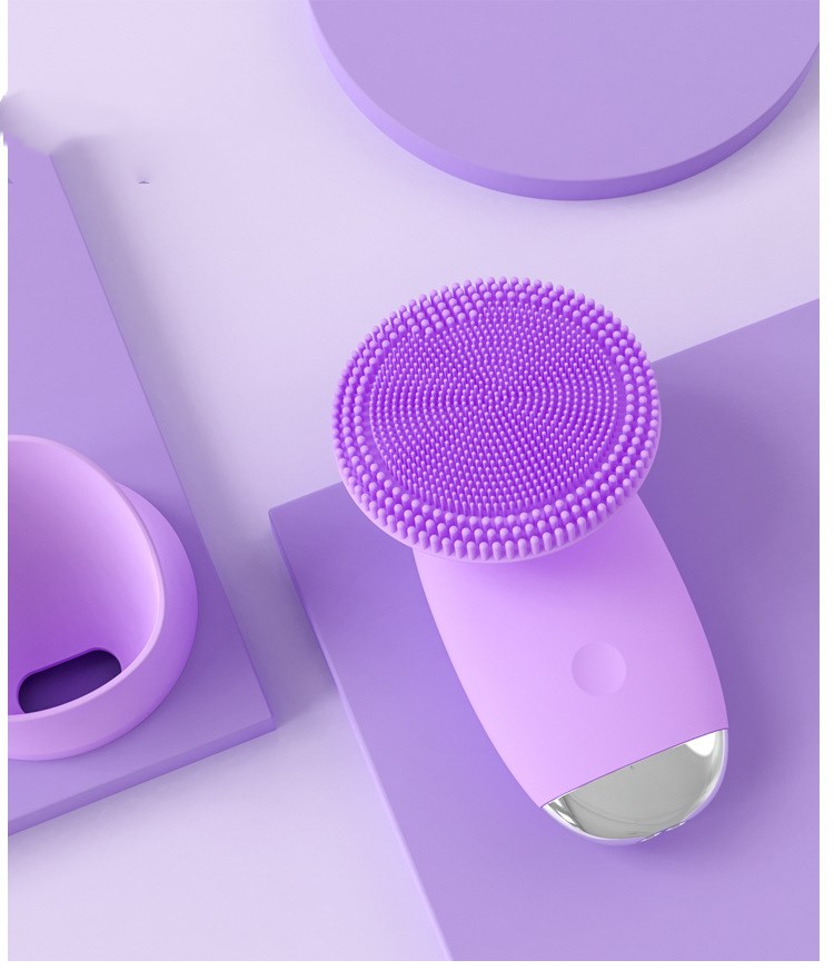 💖🧼 Mini Facial Ultrasonic Wave Cleansing Device | Vibration Beauty Instrument with Magnetic Charging