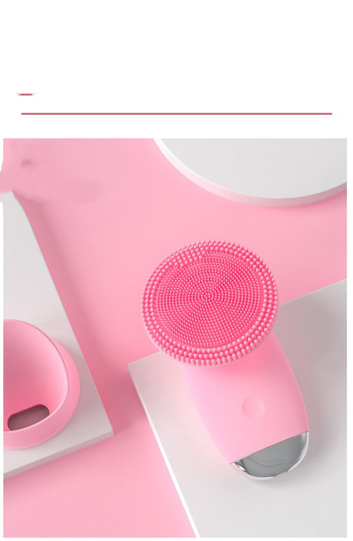 💖🧼 Mini Facial Ultrasonic Wave Cleansing Device | Vibration Beauty Instrument with Magnetic Charging