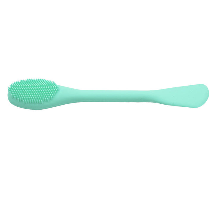 🧼💗 Double-Headed Silicone Facial Cleansing Brush | Face Cleanser & Mask Applicator Tool