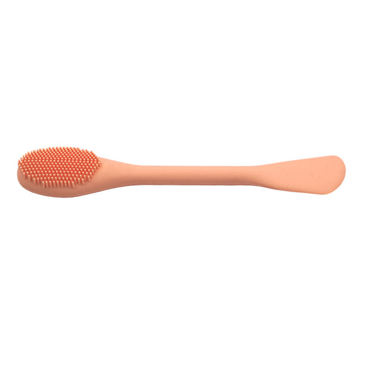 🧼💗 Double-Headed Silicone Facial Cleansing Brush | Face Cleanser & Mask Applicator Tool