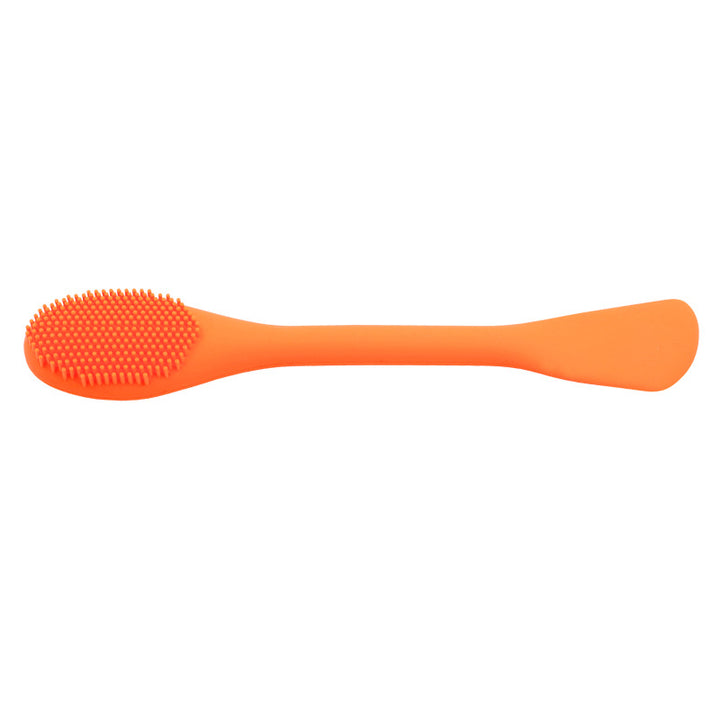 🧼💗 Double-Headed Silicone Facial Cleansing Brush | Face Cleanser & Mask Applicator Tool
