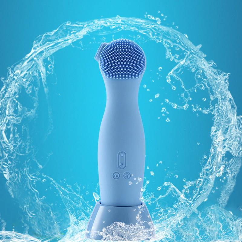 🧼💗 Electronic Facial Cleansing Brush | Sonic Pore Cleaning & Massage Device