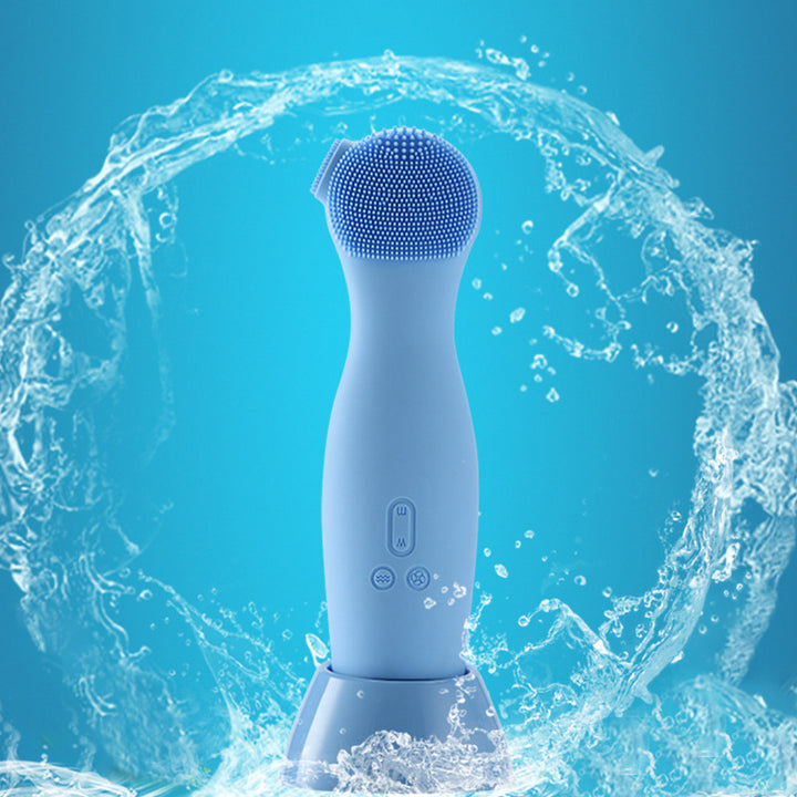 🧼💗 Electronic Facial Cleansing Brush | Sonic Pore Cleaning & Massage Device