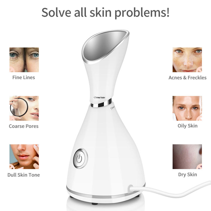 💆‍♀️🌫️ Beauty Steamer Facial Humidifier | Hot Spray Facial Moisturizer Device