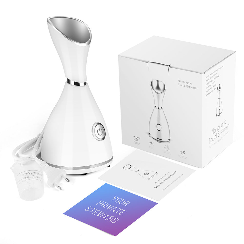 💆‍♀️🌫️ Beauty Steamer Facial Humidifier | Hot Spray Facial Moisturizer Device