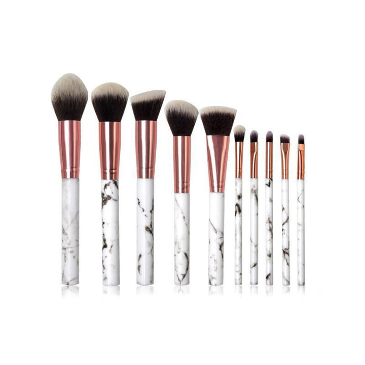 ✨ Marbling Random 10-Piece Makeup Brush Set 💄