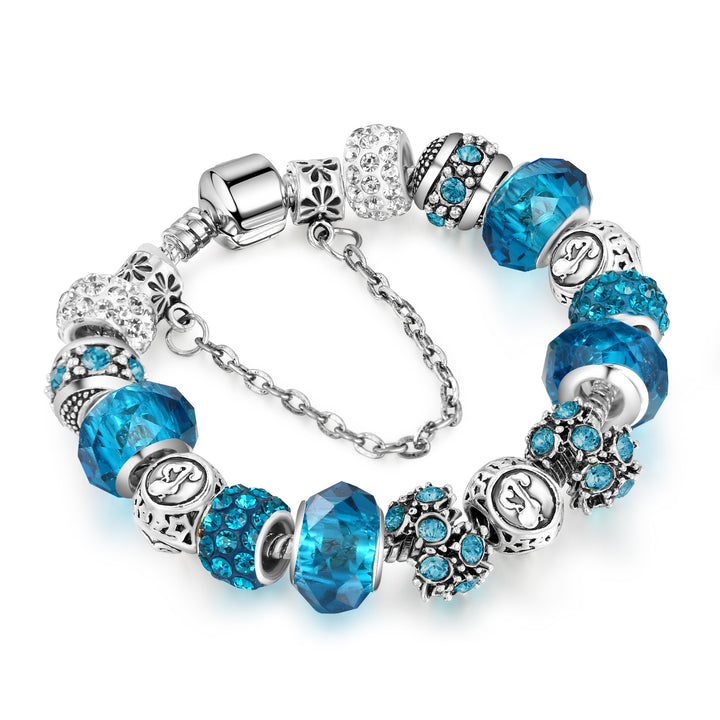 12 Constellation Crystal Bead Bracelet – Big Bead Design