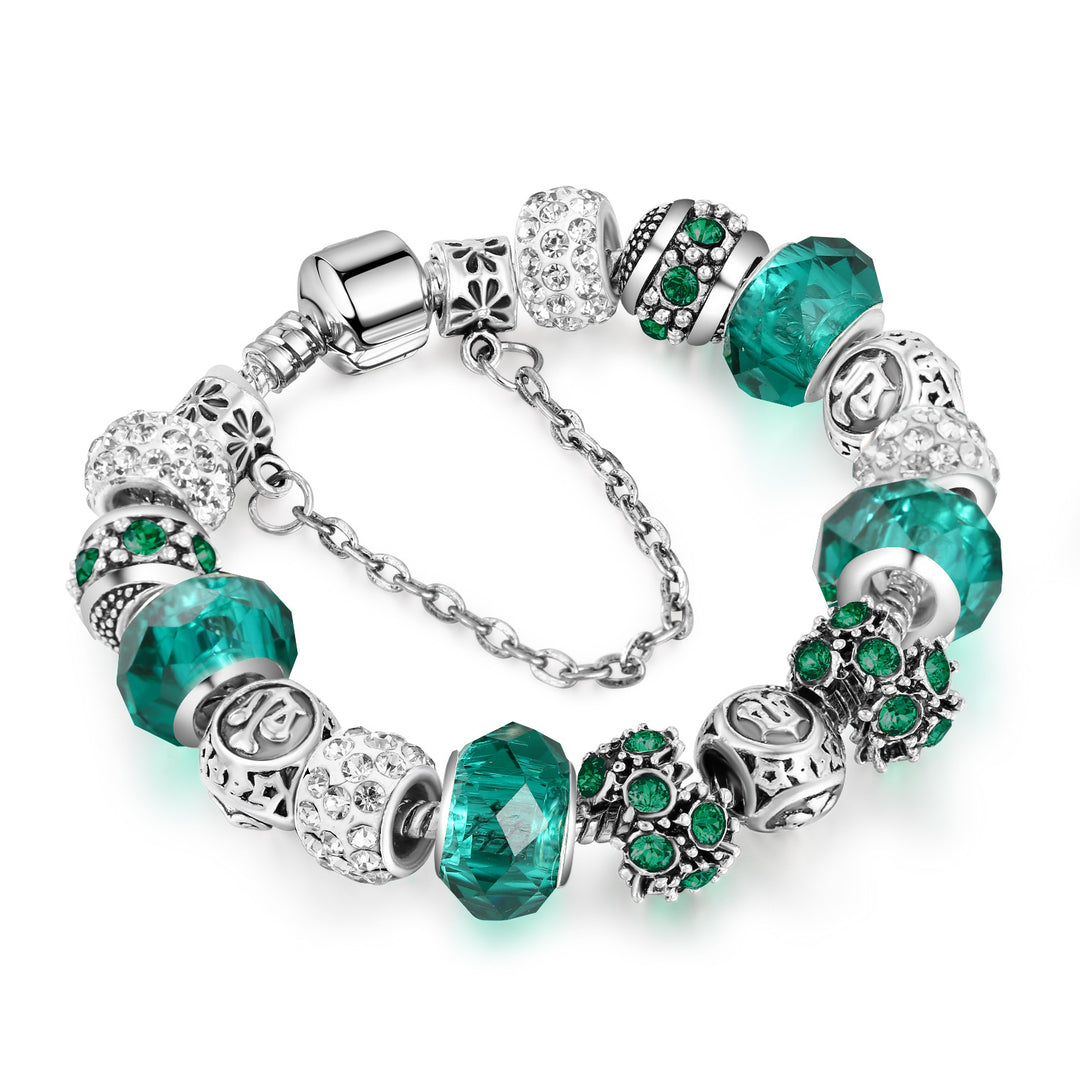 12 Constellation Crystal Bead Bracelet – Big Bead Design