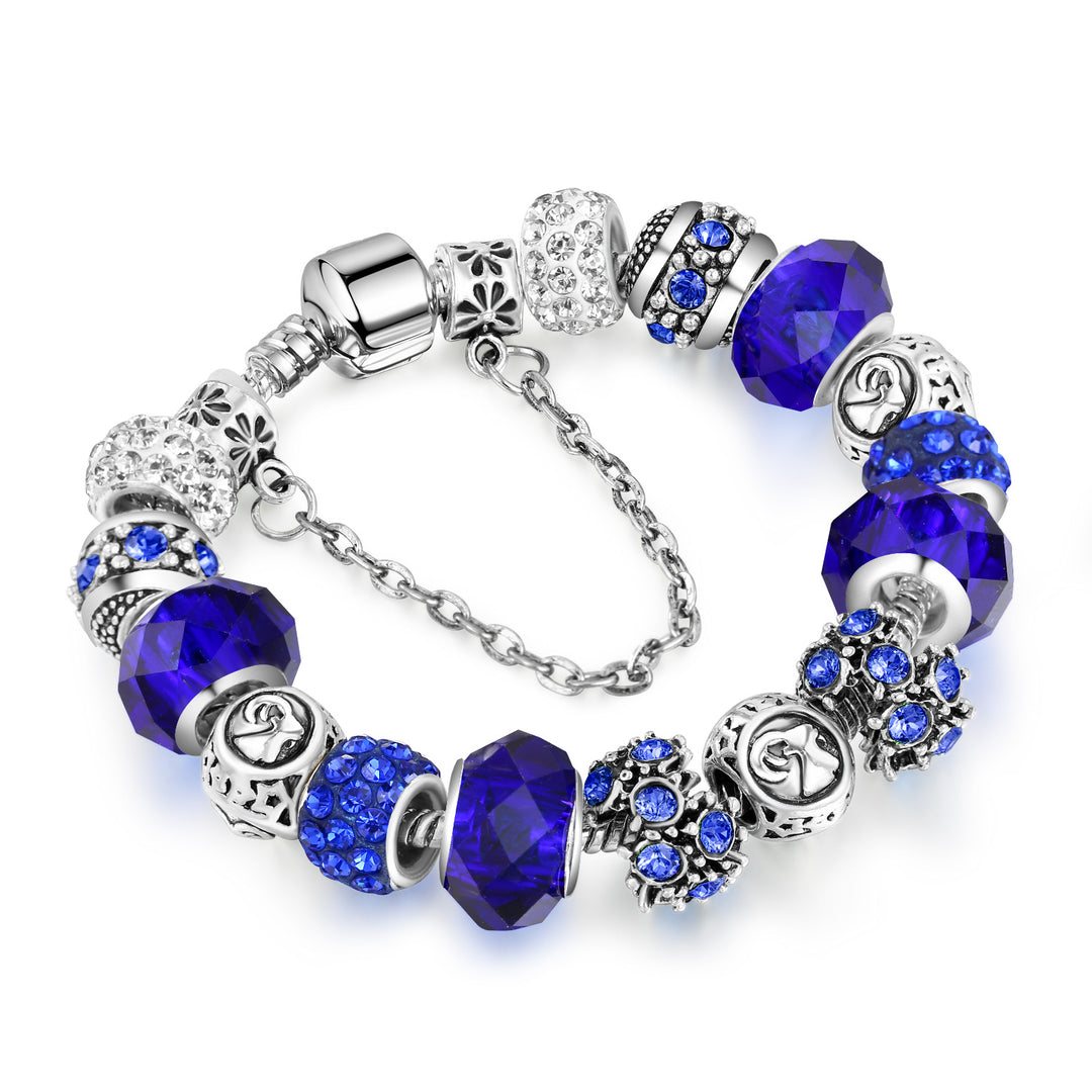 12 Constellation Crystal Bead Bracelet – Big Bead Design