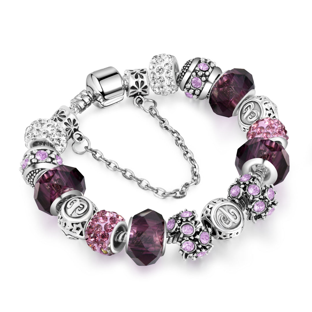 12 Constellation Crystal Bead Bracelet – Big Bead Design