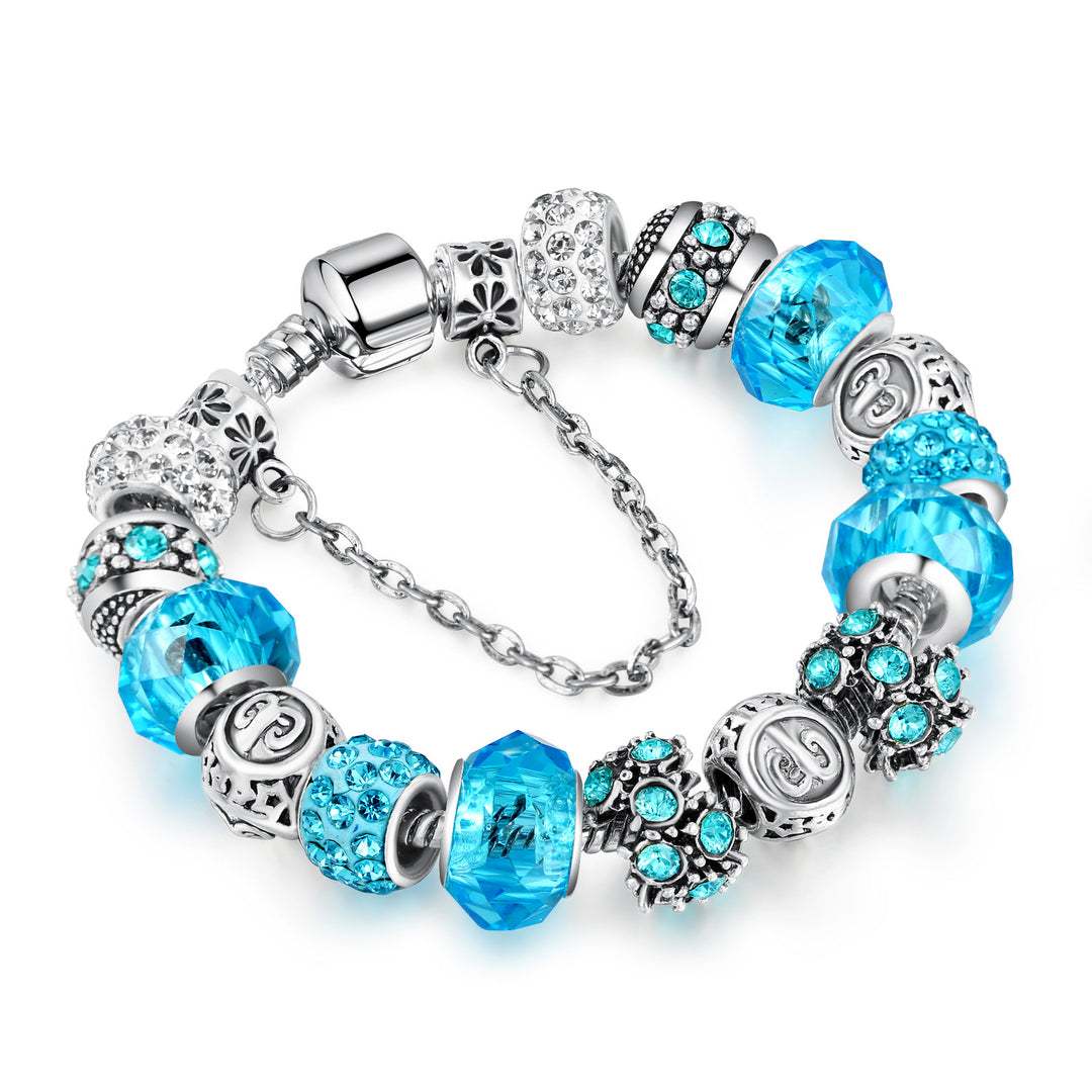 12 Constellation Crystal Bead Bracelet – Big Bead Design