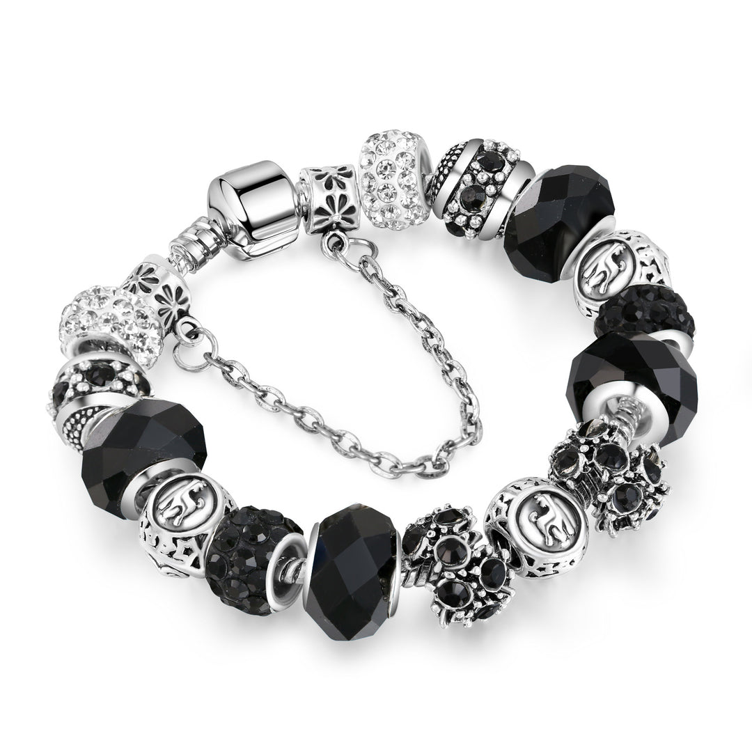 12 Constellation Crystal Bead Bracelet – Big Bead Design