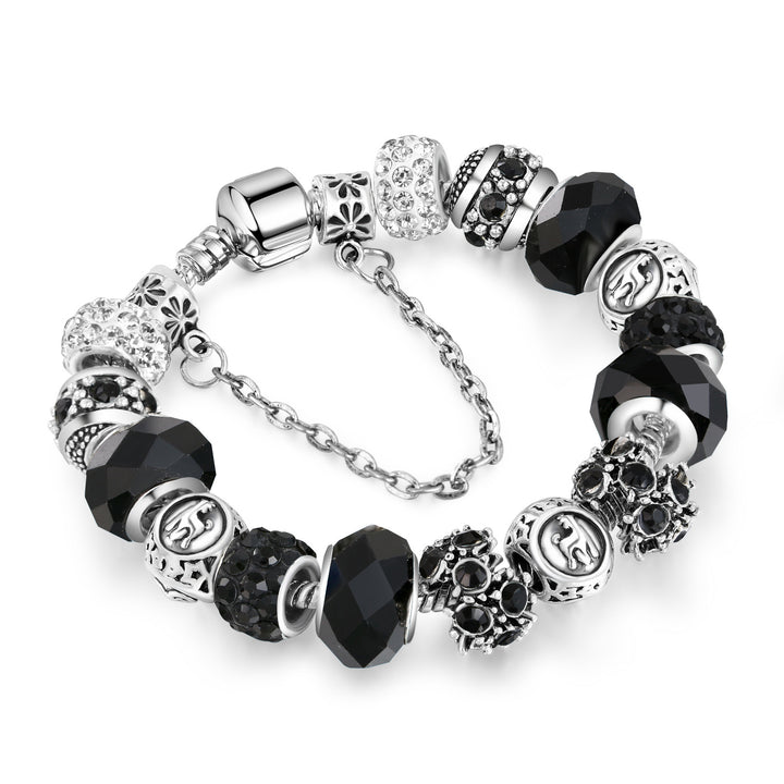 12 Constellation Crystal Bead Bracelet – Big Bead Design
