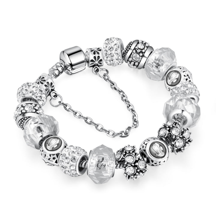12 Constellation Crystal Bead Bracelet – Big Bead Design