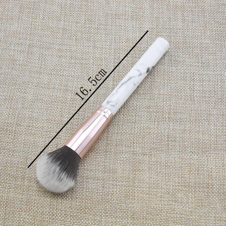 ✨ Single Marble Makeup Brush Collection — Flame Highlight & Face Brushes 💄