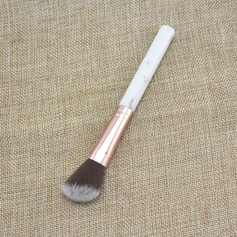 ✨ Single Marble Makeup Brush Collection — Flame Highlight & Face Brushes 💄