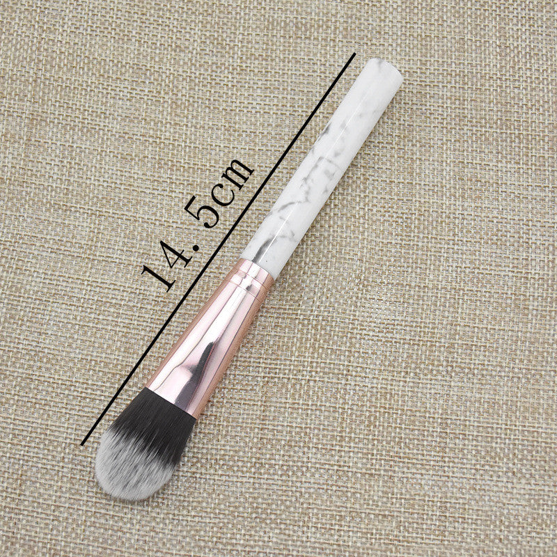 ✨ Single Marble Makeup Brush Collection — Flame Highlight & Face Brushes 💄