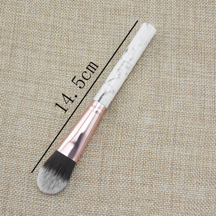 ✨ Single Marble Makeup Brush Collection — Flame Highlight & Face Brushes 💄